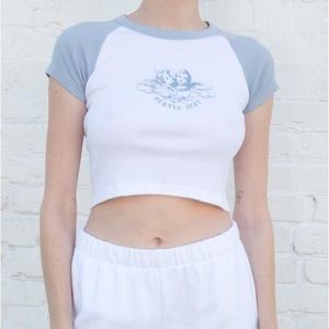 brandy melville baby tee